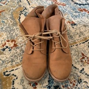 Steve Madden eureka ankle booties size 8.5 wrap around tie